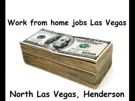 Remote Work From Home jobs in Las Vegas, NV.